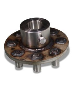 Coupling half d40 SST on top reinforced with neck 20mm