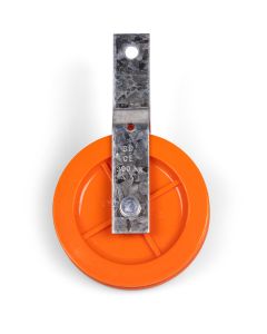 Pulley 4 1/8" 105mm plastic with suspension