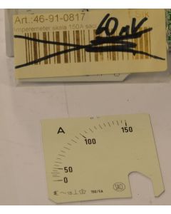 Ammeter scale 150A saci