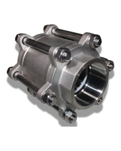 ball valve 3-parts ISO mounting flange