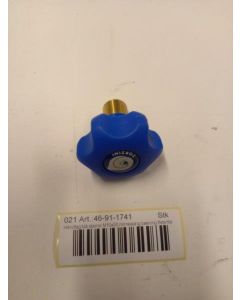 Star knob M10 x 50 with brass bush