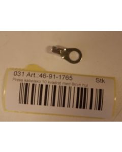Yoke Cable Eye 10 quatrat w/8mm hole