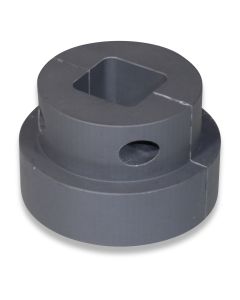 Extrusion plate divided PVC square 40x40mm f/agitator shaft