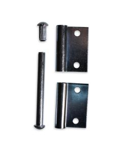 Hinge for cover of elevator and manure belt drive