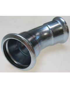 FZ Press elbow 42 mm 45° bushing/bushing galv.