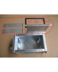 Separating plate w/two hand slides f/lower part f/silo boot