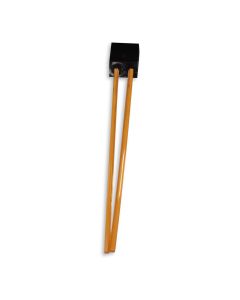Brush strip for feed valve