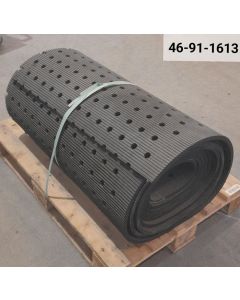 Rubber-mat 17x2000 w/drain holes Ø25mm