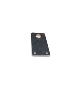 Plain bearing plate galv 1" H=160 for angle bracket