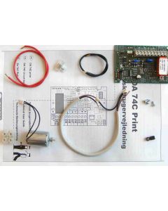Motor mini 24V incl board f/CL74C stepless 0-10V open/closed