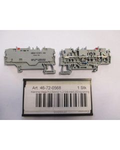 Clamp Passage 2.5mm² grey with LED and fuse