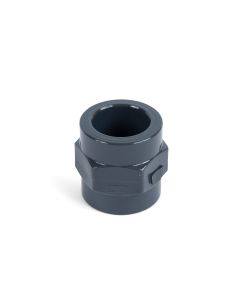 Adapter socket 25id x 3/4"f w/octagon PVC NP10
