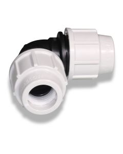 Elbow 90deg PP 25mm NP16 f/PE-pipe