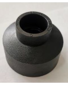 Reducing coupling 50mmx25mm, hot melted, for PE pipe