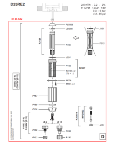 Assembly kit VF CD072VF