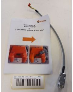Cable set battery charger MIT3 w/9 pol SUB/D socket