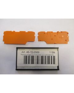 End-/Space Plate 1L2 LED clamp