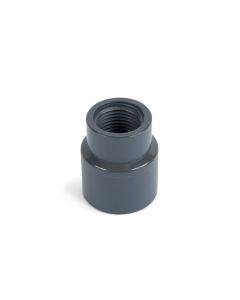 Adapter socket 25id x 1/2"f w/octagon PVC NP16