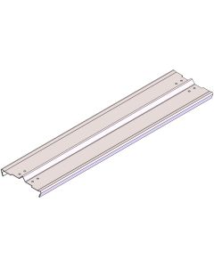 Closure cover w/ stiff. sicke f/ rect. feeding trough 430ss
