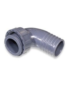 Elbow 90deg PP 1 1/2"x40mm w/union fm thread