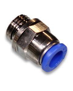 Screw-in screw union, straight, 8/6 - 1/4" nickel-plated bra