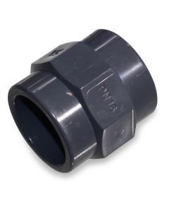 Adapter socket 32id x 1/2"f w/octagon PVC NP16