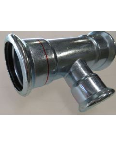 FZ Press tee 42 - 28 - 42 mm galv.