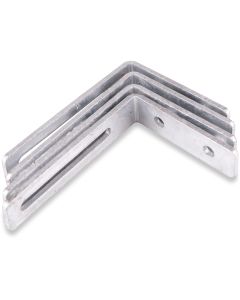 Angle bracket galv f/1 pipe