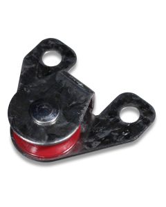 Pulley 7/8" 22.2mm plastic with bracket NAT