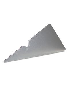 Sheet metal partit. sgl upper closed f/end-partition BD-C-MB