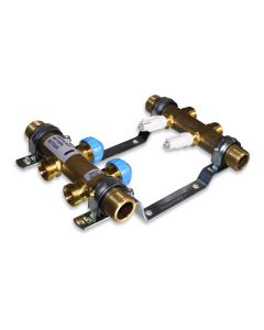 Pipe manifold brs 1" - 2 outlets