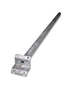 Support 1"x1000mm galv f/free-access stall ESF