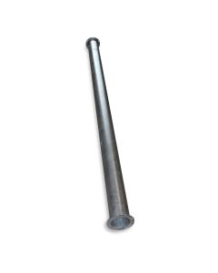 Tube f/extension for auger 2m, 2 flanges S102