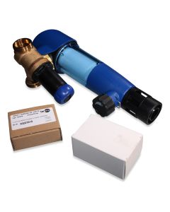 Reversible flow filter DUO DFR 1 1/4" incl. manometer