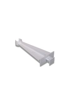 Bracket f/perch 1" at plastic slat 760x490 white