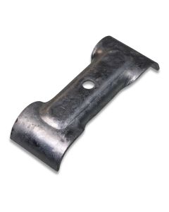 Double pipe clamp half 1 1/4" x 1 1/4" galv