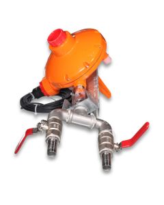 End set pressure regulator f/drinker mixed