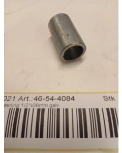 Bushing 1/2"x36mm galv