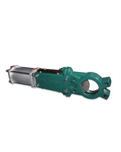 Flat slide valve pneumatic DN 80