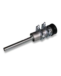 Tension shaft with bearing for simultaneous feeding