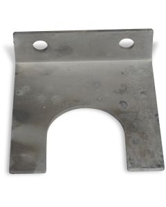 Retainer for ribbed tube on assembly rail