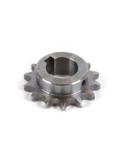 Chain wheel 1/2"-14t-b25 single w/slotted feather key slot