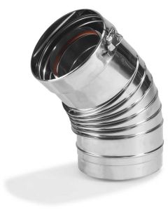 Bend 45deg doublew dia150mm f/exhaust pipe ThermorizerTR 75