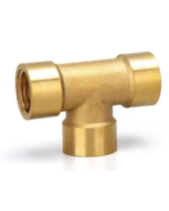 T-piece, brass , with 3x1/8" i.t. CN