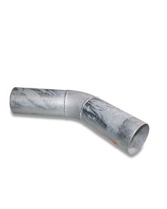 Bend 45deg f/ext. f/fill tube dia102 wo/flanges hot-galv