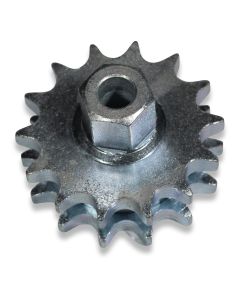 Chain wheel 1/2"-14t-b17.5 dbl w/nut -Idler roller w/chain