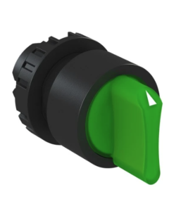 Switch knob w/green led 3 positions dia.22mm IP66