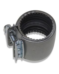 Tube coupling f/ribbed tube 1 1/2" Aluminium