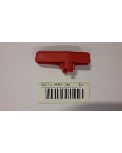 Handle red f/ball valve  Ø32mm PVC ND16