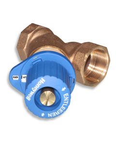 Line control valve 1 1/4" red bronze f/HeatMaster (blue)